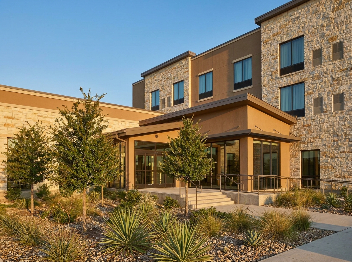 Exterior of the Denton Brinker Road venue